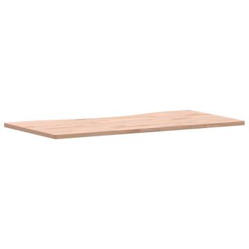 Desk Top 80x(36-40)x1.5 cm Solid Wood Beech