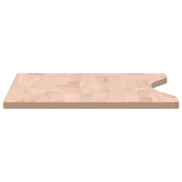 Desk Top 80x(36-40)x1.5 cm Solid Wood Beech