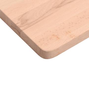 Desk Top 80x(36-40)x1.5 cm Solid Wood Beech