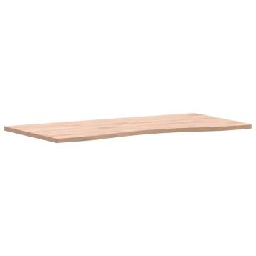 Desk Top 80x(36-40)x1.5 cm Solid Wood Beech