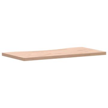 Desk Top 80x(36-40)x2.5 cm Solid Wood Beech