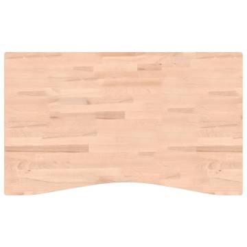 Desk Top 100x(55-60)x4 cm Solid Wood Beech