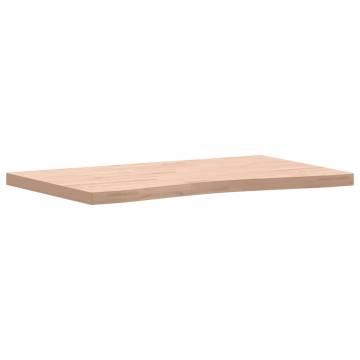 Desk Top 100x(55-60)x4 cm Solid Wood Beech