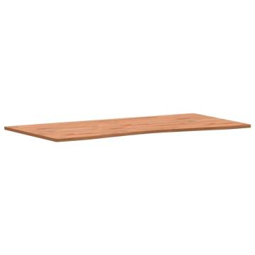 Desk Top 110x(50-55)x1.5 cm Solid Wood Beech