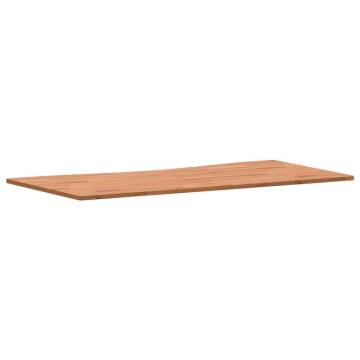 Desk Top 110x(50-55)x1.5 cm Solid Wood Beech