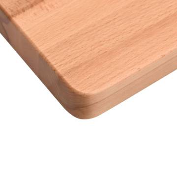 Desk Top 110x(50-55)x1.5 cm Solid Wood Beech