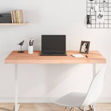 Desk Top 110x60x4 cm Solid Wood Beech