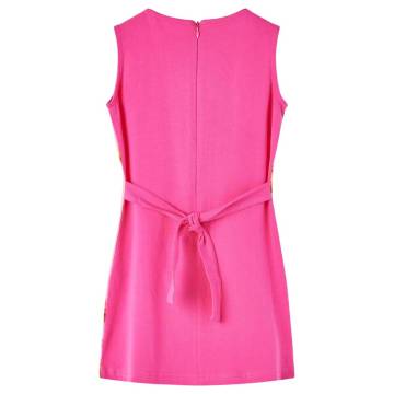 Kids' Dress Bright Pink 140