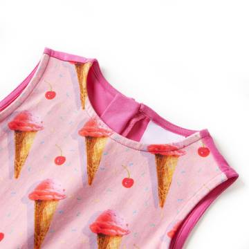 Kids' Dress Bright Pink 140