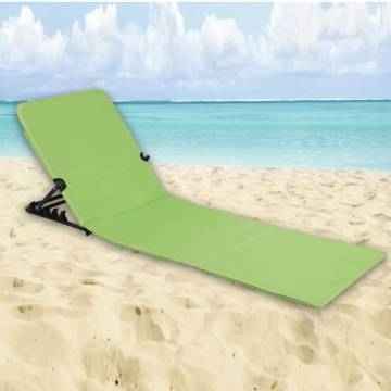 HI Foldable Beach Mat Chair PVC Green