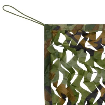 Camouflage Net with Storage Bag 2x7 m Green