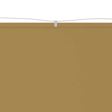 Vertical Awning Beige 180x800 cm Oxford Fabric