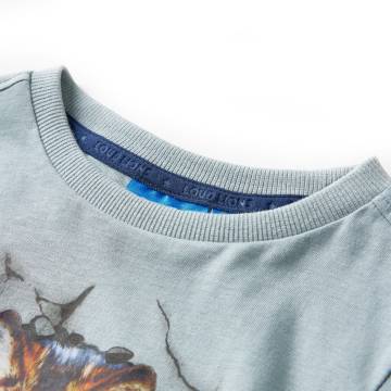 Kids' T-shirt with Long Sleeves Light Blue 104