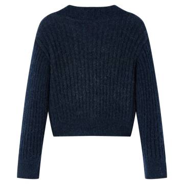 Kids' Cardigan Knitted Navy 140