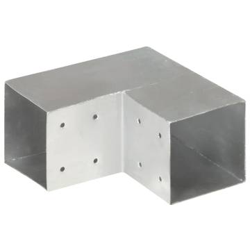 Post Connector L Shape Galvanised Metal 101x101 mm