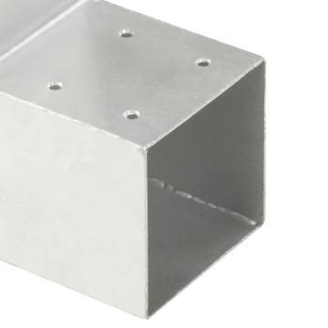 Post Connector L Shape Galvanised Metal 101x101 mm