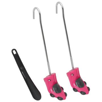 Boot Stretchers with Shoe Horn Pink EU 34-40 Plastic