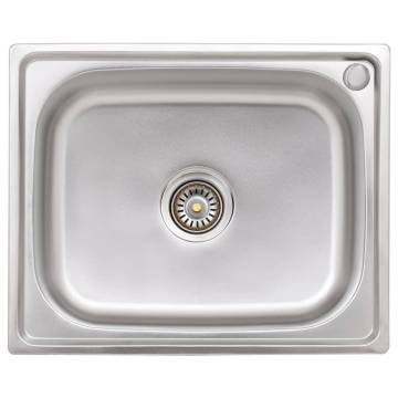 Camping Sink Single Basin Stainless Steel