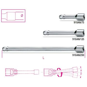 Beta Tools 3/8 Wobble Extension Bar 910AN/250