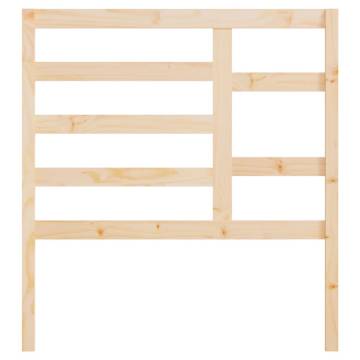 Bed Headboard 96x4x104 cm Solid Wood Pine