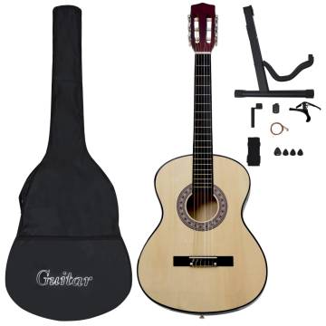 12 Piece Classical Guitar Beginner Set 4/4 39