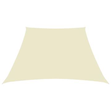 Sunshade Sail Oxford Fabric Trapezium 3/5x4 m Cream