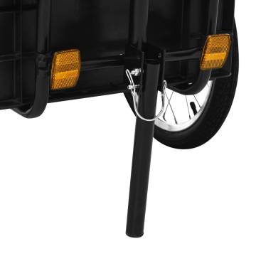 Bike Trailer/Hand Wagon 155x60x83 cm Steel Black