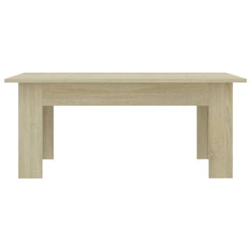 Coffee Table Sonoma Oak 100x60x42 cm Engineered Wood