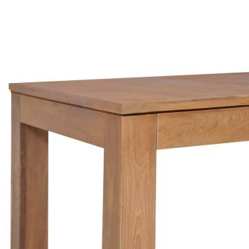 Dining Table Solid Teak Wood with Natural Finish 180x90x76 cm