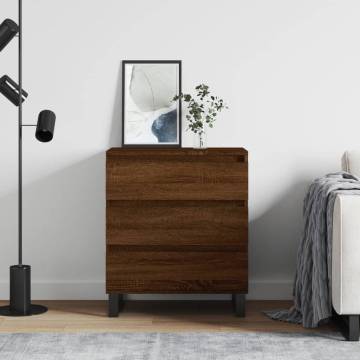 Sideboard Brown Oak 60x35x70 cm Engineered Wood