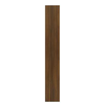 Book Cabinet/Room Divider Brown Oak 40x30x198 cm