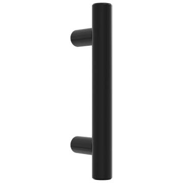 Cabinet Handles 20 pcs Black 64 mm Stainless Steel