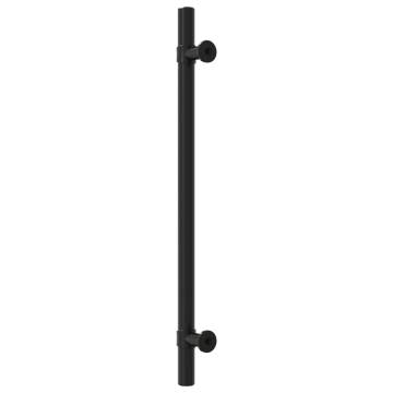 Cabinet Handles 20 pcs Black 192 mm Stainless Steel