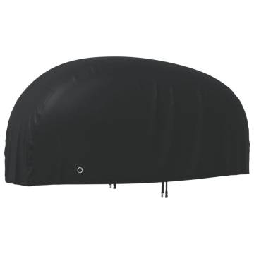 Motorcycle Cover Black 220x95x110 cm 210D Oxford