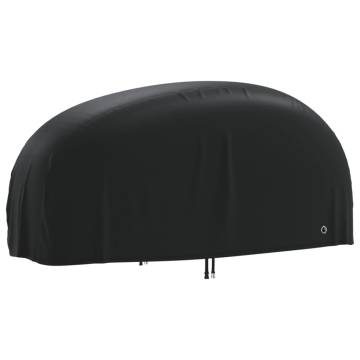 Motorcycle Cover Black 220x95x110 cm 210D Oxford