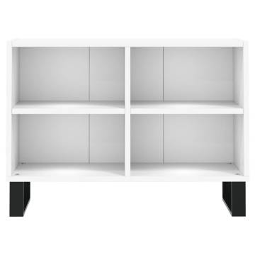 TV Cabinet White 69.5x30x50 cm Engineered Wood