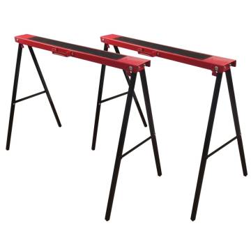 Brüder Mannesmann Sawhorses 2 pcs Steel 70100