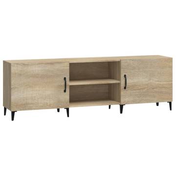 TV Cabinet Sonoma Oak 150x30x50 cm Engineered Wood