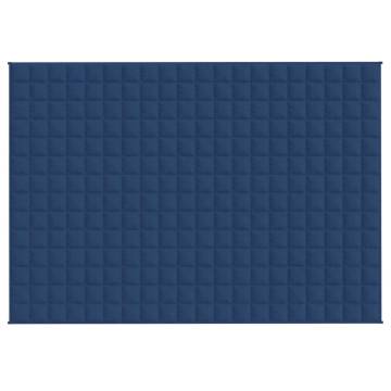 Weighted Blanket Blue 137x200 cm Single 6 kg Fabric