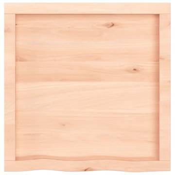 Bathroom Countertop 60x60x(2-6) cm Untreated Solid Wood