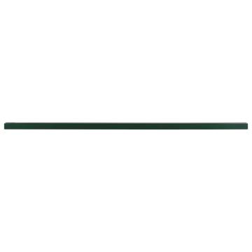 Garden Fence Posts 30 pcs Green 240 cm Steel