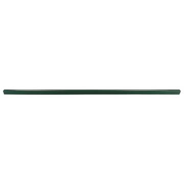 Garden Fence Posts 30 pcs Green 240 cm Steel