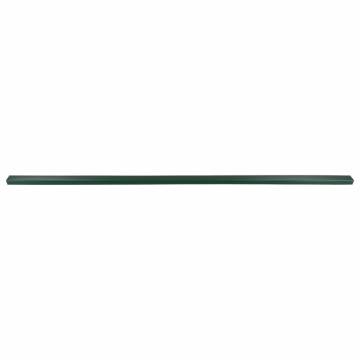 Garden Fence Posts 30 pcs Green 240 cm Steel