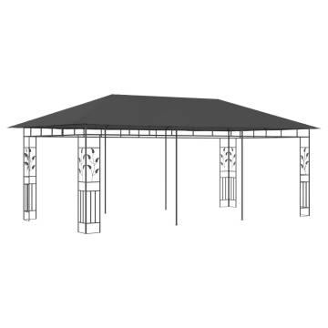 Gazebo with Mosquito Net 6x3x2.73 m Anthracite