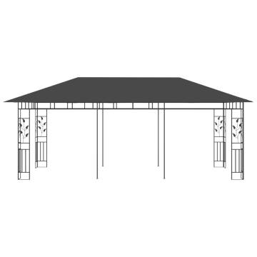 Gazebo with Mosquito Net 6x3x2.73 m Anthracite