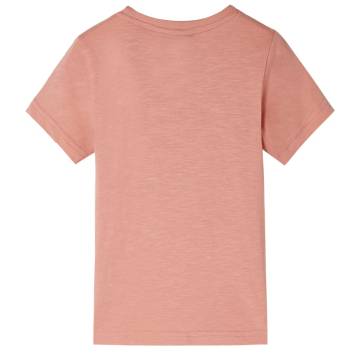 Kids' T-shirt with Short Sleeves Light Orange 92