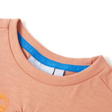 Kids' T-shirt with Short Sleeves Light Orange 92