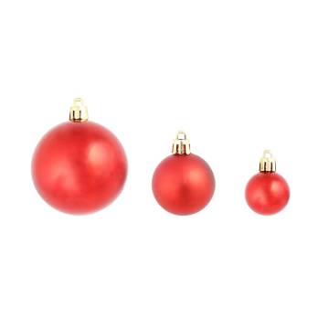 Christmas Balls 100 pcs Red/Gold/Green