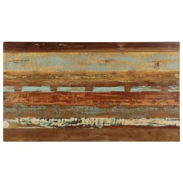 Dining Table 140x80x76 cm Solid Reclaimed Wood