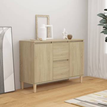 Sideboard Sonoma Oak 103.5x35x70 cm Engineered Wood